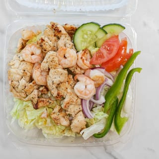 Dat Salad (Grilled Shrimp & Chicken)